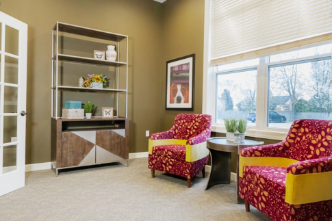 Cozy conversation nook